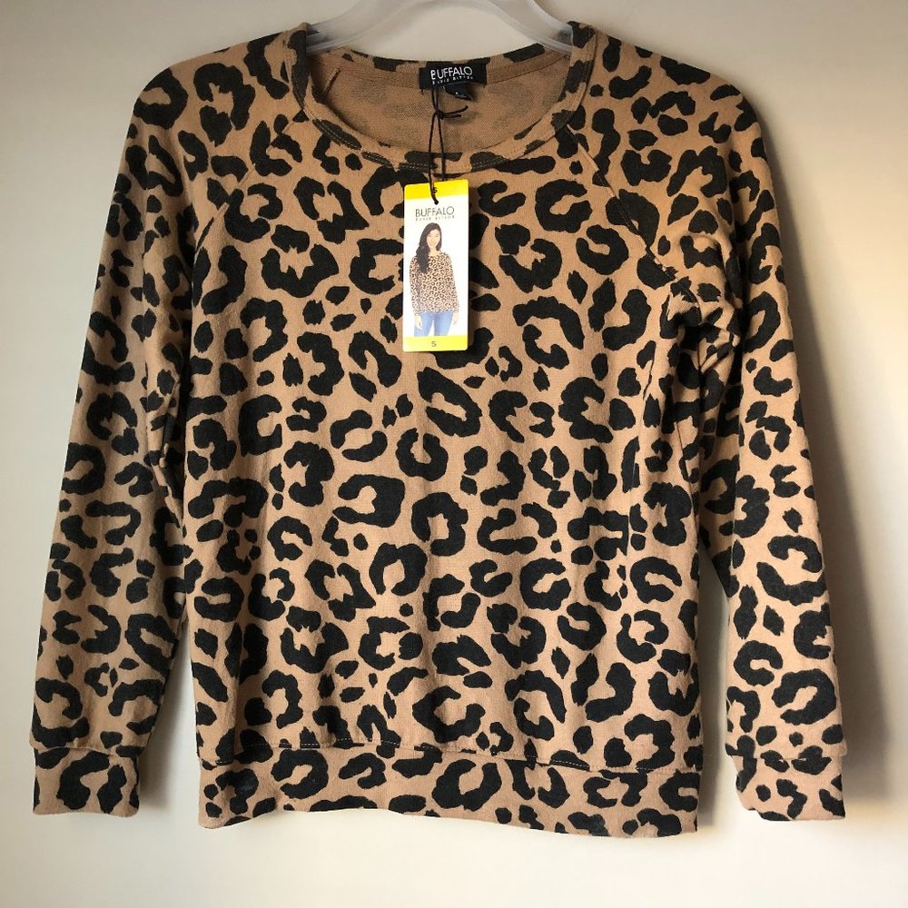 BUFFALO DAVID BITTON CHEETAH TOP